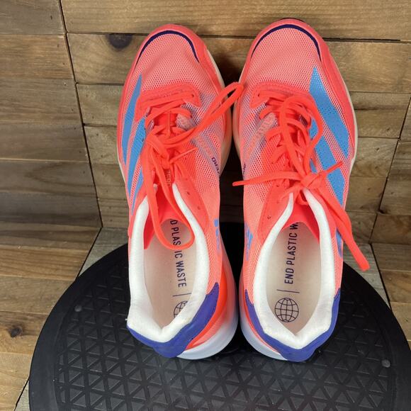 Adidas Adizero Adios 6 'Turbo Sky Rush' Women's Size US 7 Mesh Running Shoes - Picture 5 of 10